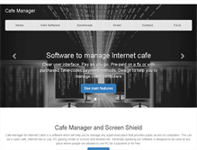 Tablet Screenshot of cafemanager.com